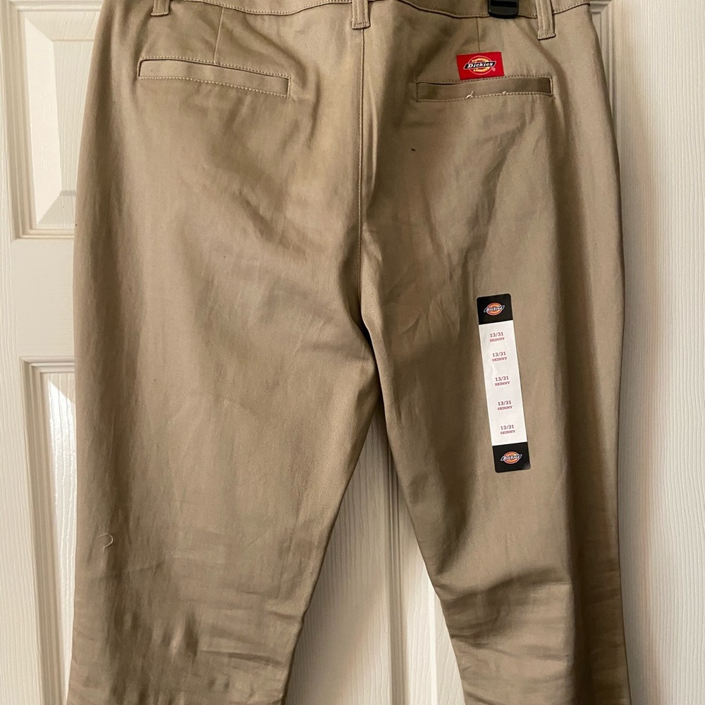 khaki pants, brand new
